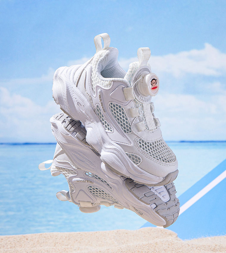 Round Toe Mesh Low Top Sneakers