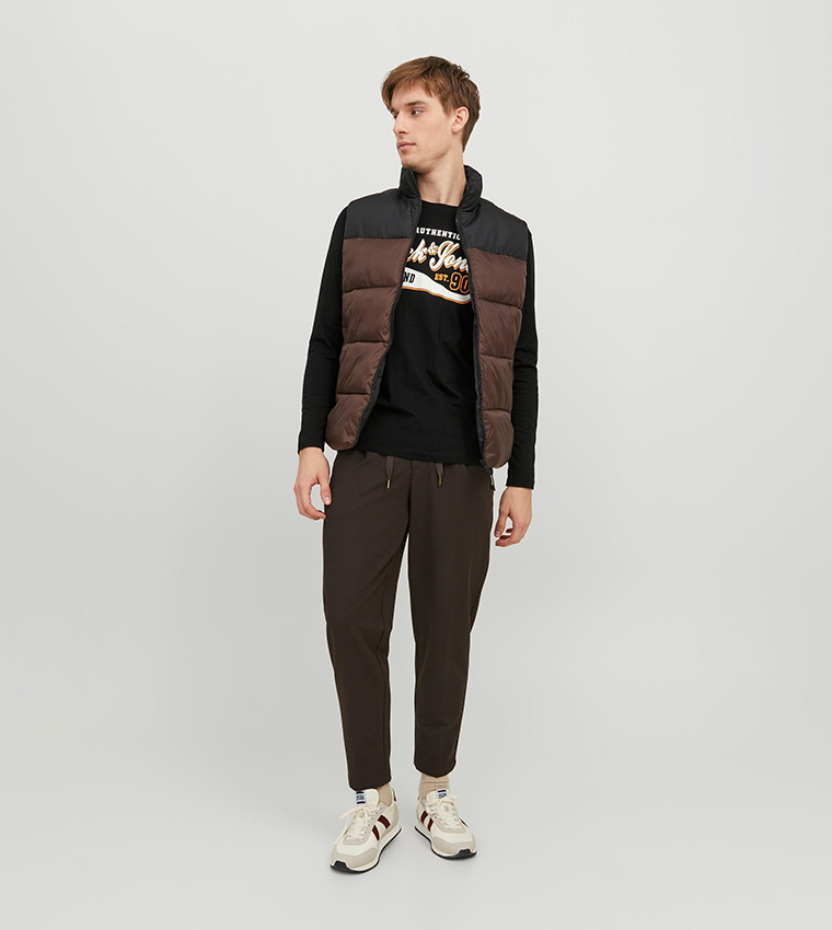 Logo Printed Long Sleeves T-Shirt