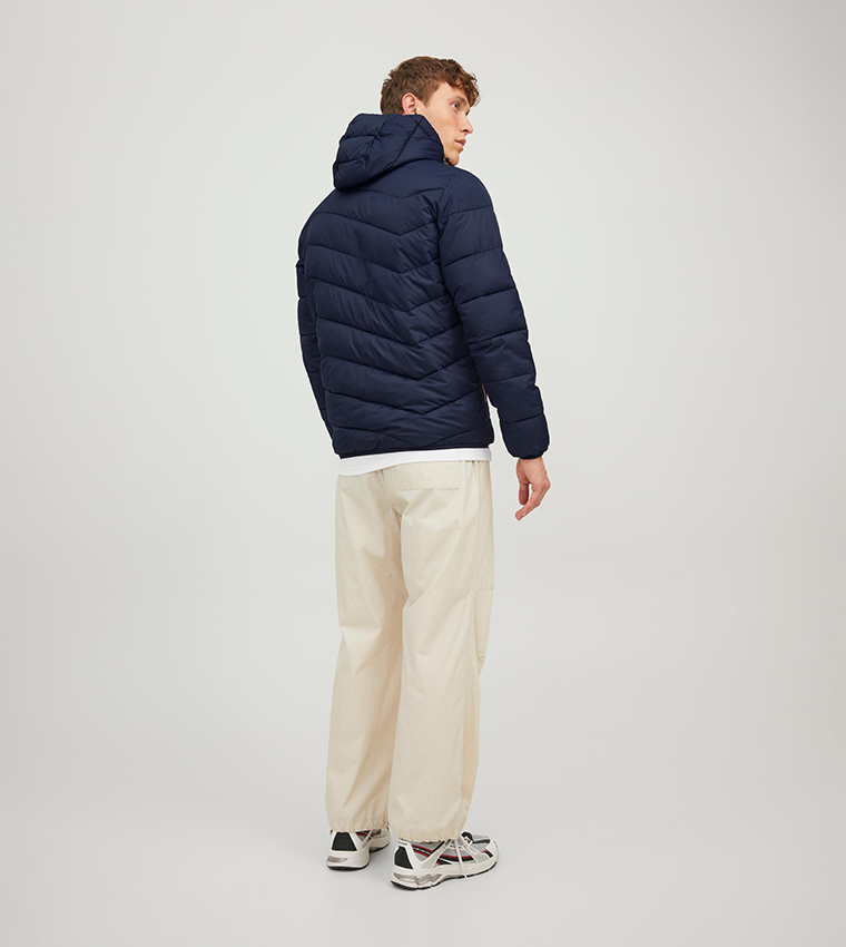 Zip-Through Hooded Puffer Jacket