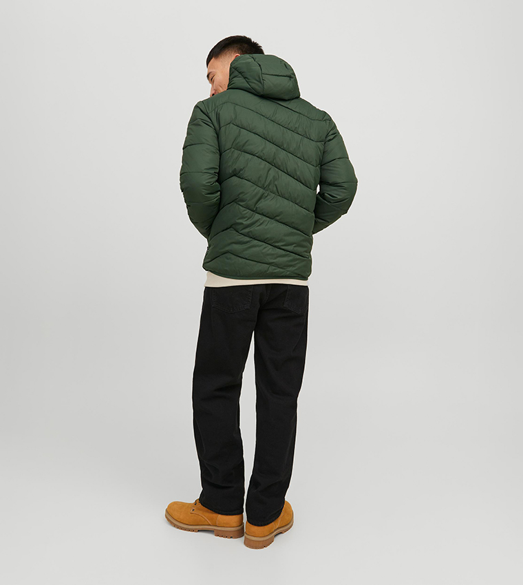 Zip-Through Puffer Jacket