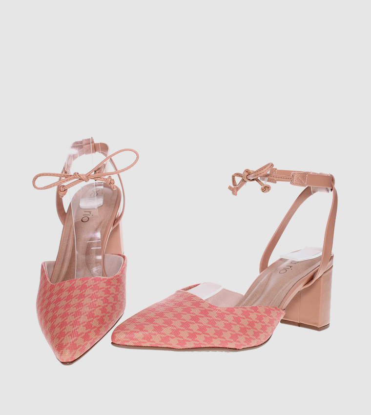 LILLY Tie-Ankle Pumps