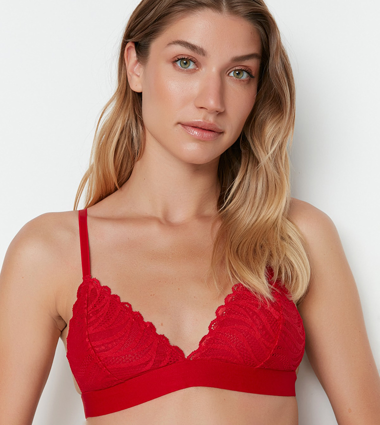 Lace Embroidered Bralette