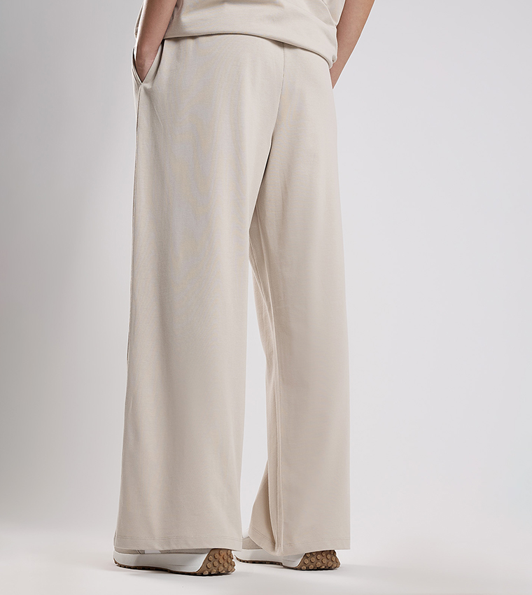 Solid Sweatpants with Drawtsring Waist