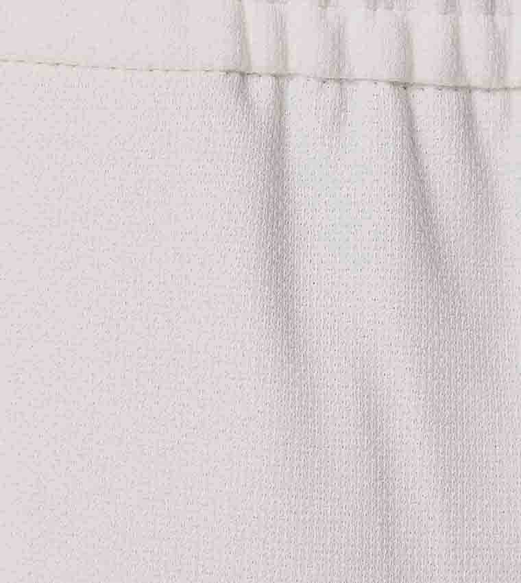 Solid Pants with Drawstring Waist