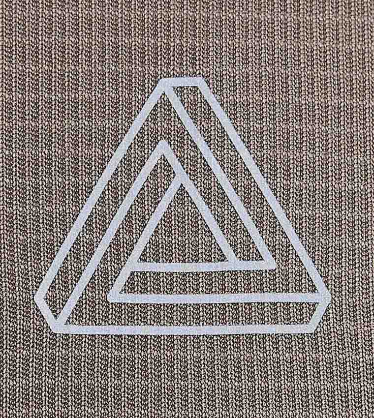 Logo Detail Active T-Shirt with Crew Neck and Short Sleeves