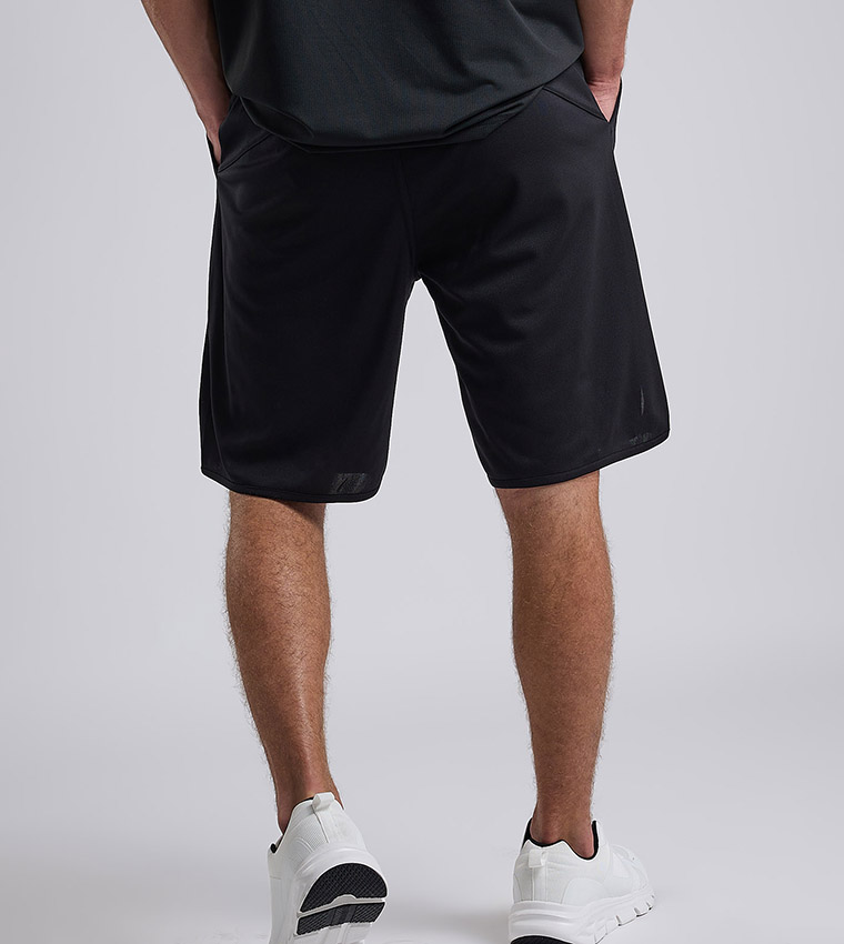 Logo Detail Shorts with Elastic Waist