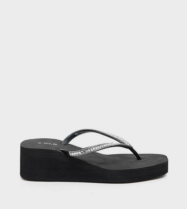 Embellished Platform Sandals