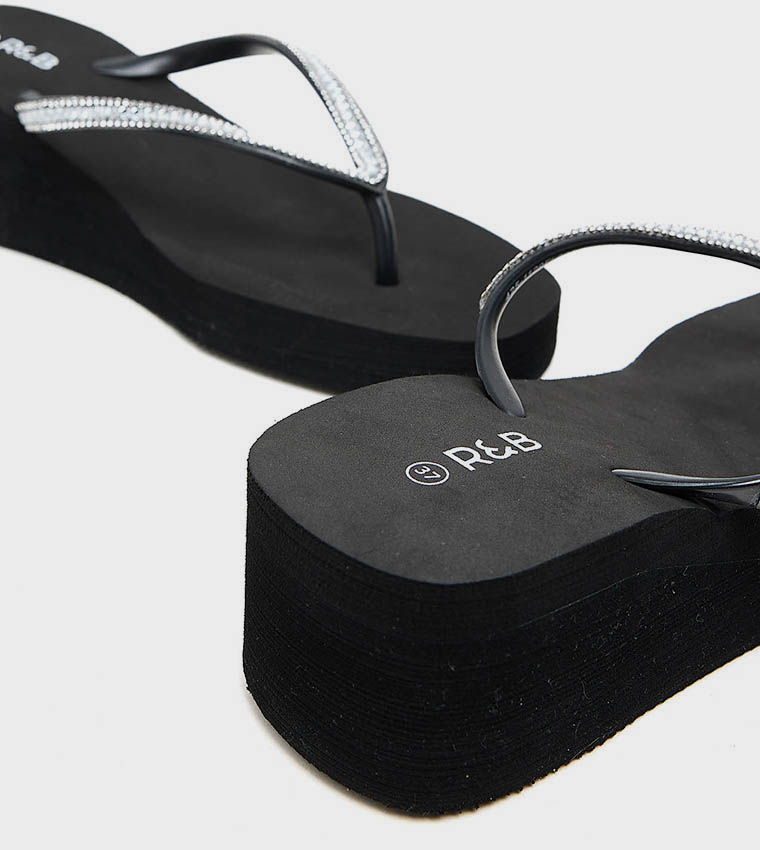 Embellished Platform Sandals