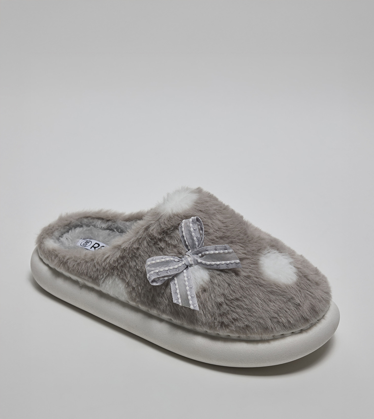 Furry Bedroom Slippers