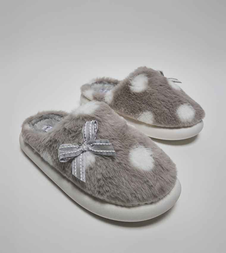 Furry Bedroom Slippers