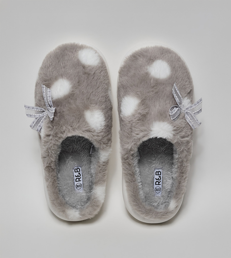 Furry Bedroom Slippers