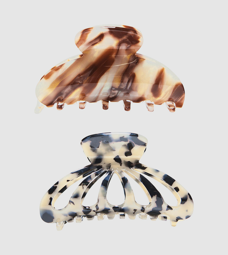 Only  Hair Clips - White Hair Clips