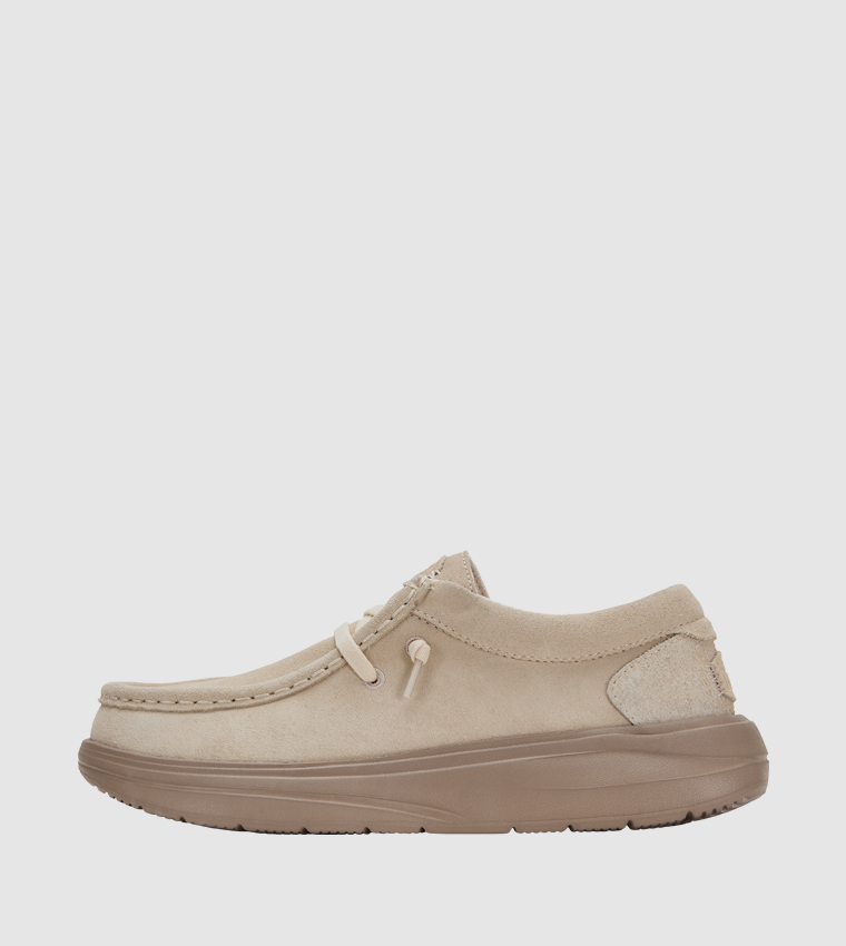 Wendy X Suede Slip-On Shoes