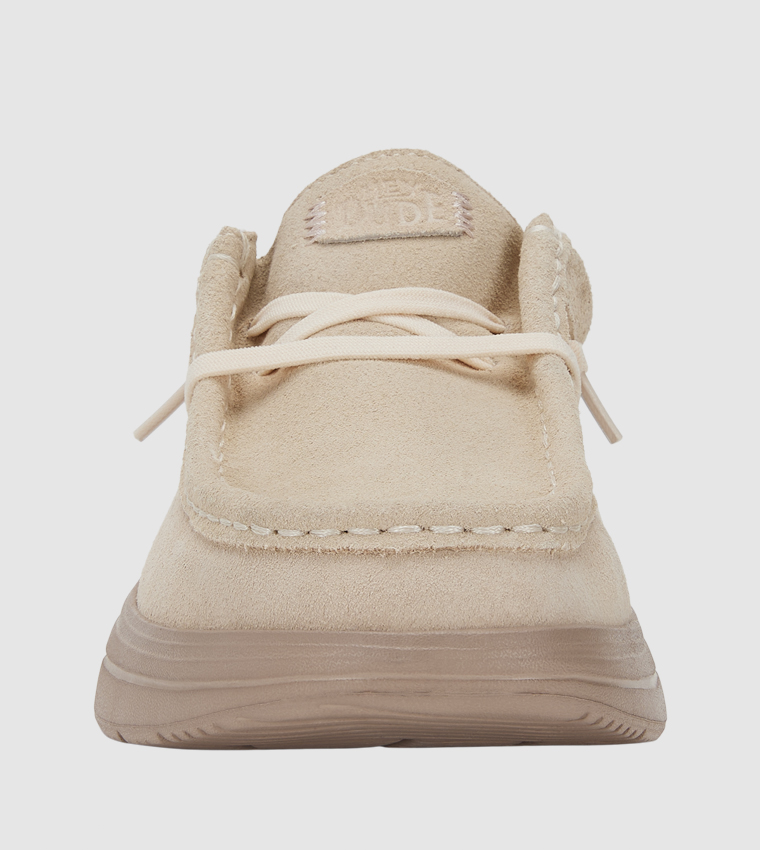 Wendy X Suede Slip-On Shoes
