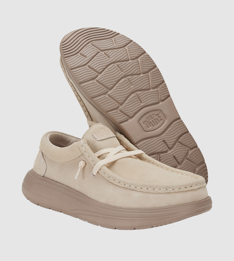 Wendy X Suede Slip-On Shoes
