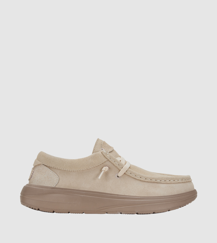 Wendy X Suede Slip-On Shoes