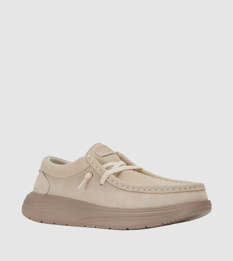 Wendy X Suede Slip-On Shoes