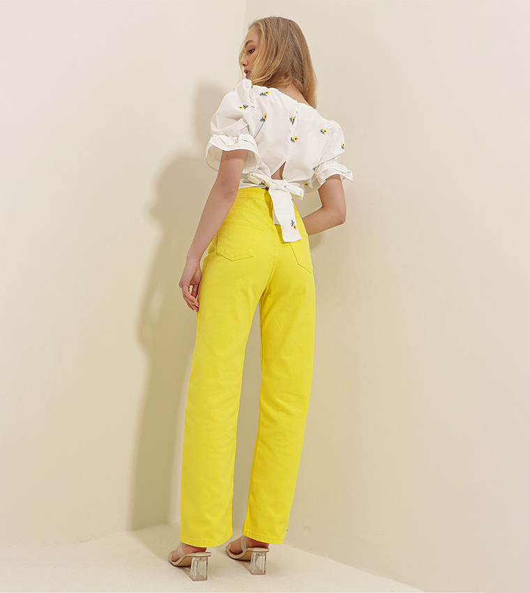 High Waist Wide Leg Jeans