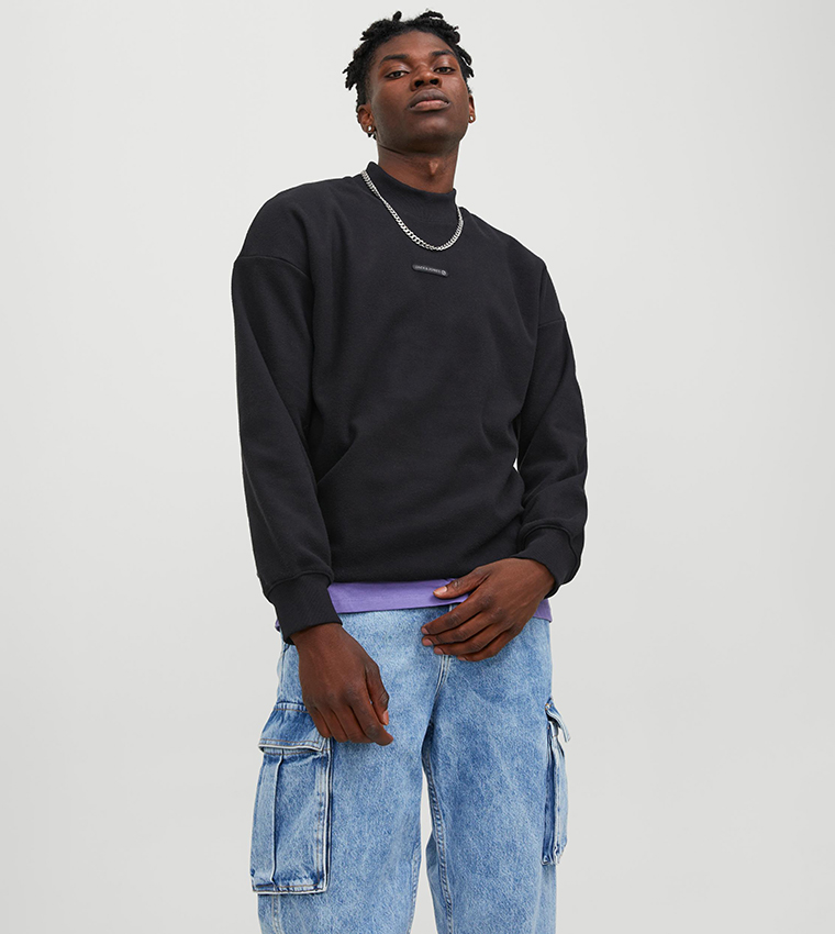 Logo Detail Long Sleeves Sweatshirt