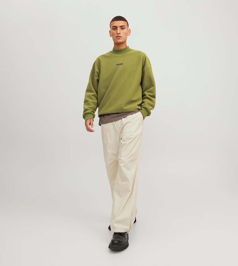 Logo Detail Long Sleeves Sweatshirt