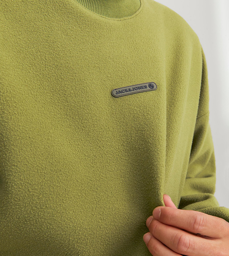 Logo Detail Long Sleeves Sweatshirt