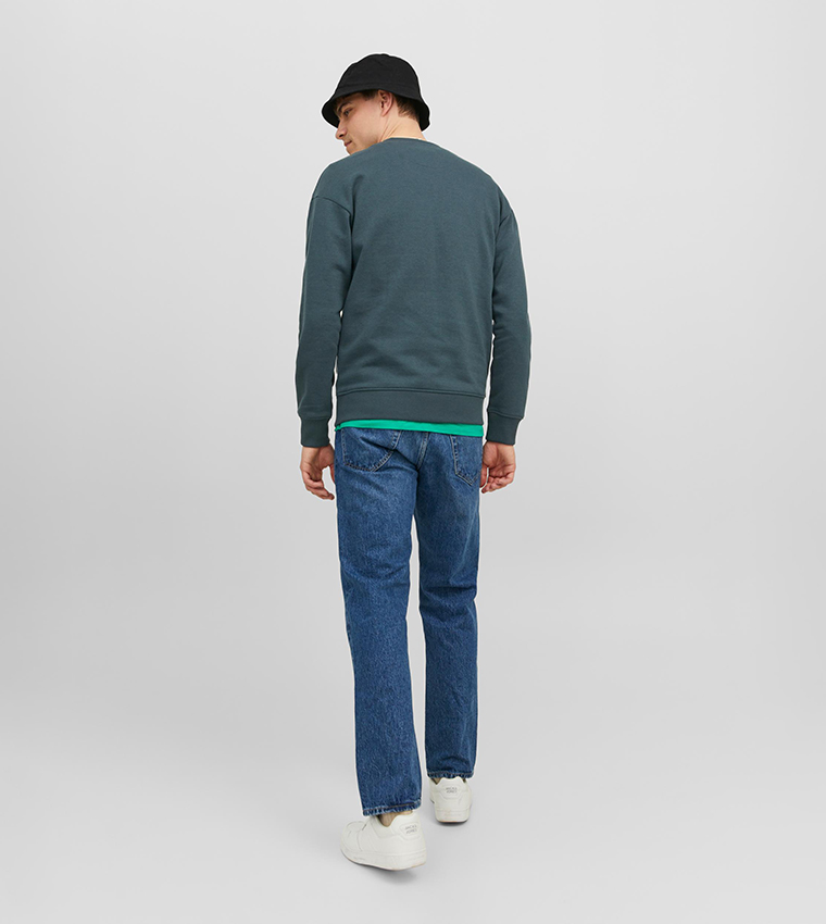 Logo Printed Long Sleeves Sweatshirt