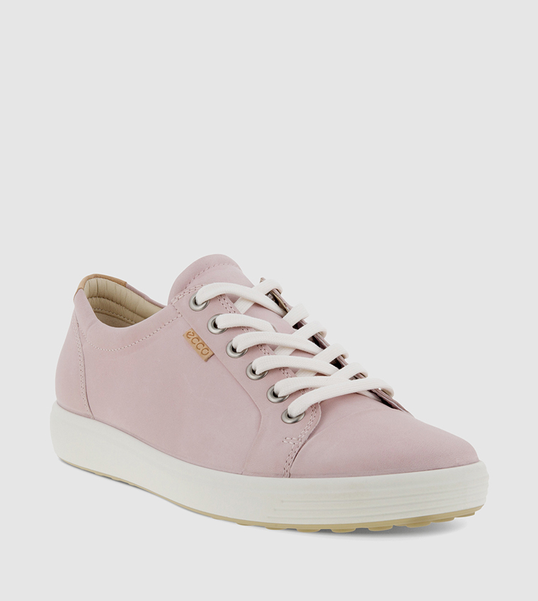 Buy ECCO Soft Lace Up Casual Shoes In Pink 6thStreet UAE