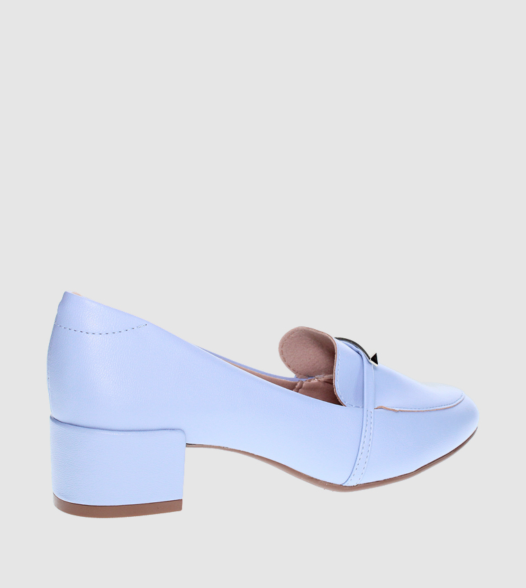 COLLINS Block Heel Loafer Pumps