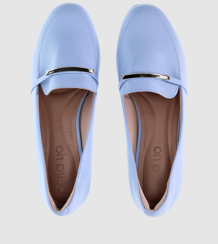 COLLINS Block Heel Loafer Pumps