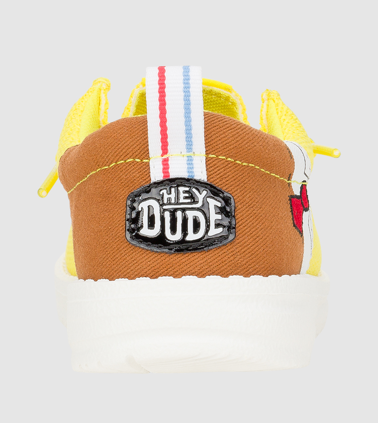 Wally Funk Y SpongeBob Printed Slip-On Shoes