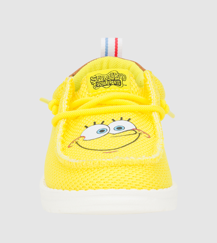 Wally Funk Y SpongeBob Printed Slip-On Shoes