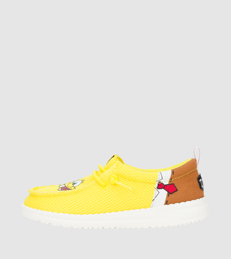 Wally Funk Y SpongeBob Printed Slip-On Shoes