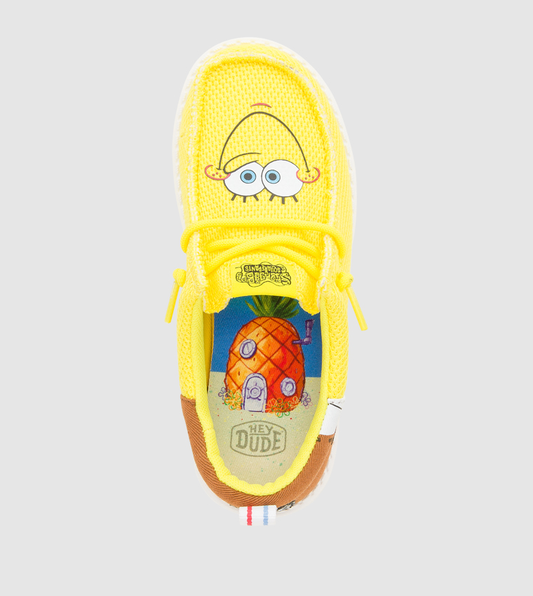 Wally Funk Y SpongeBob Printed Slip-On Shoes