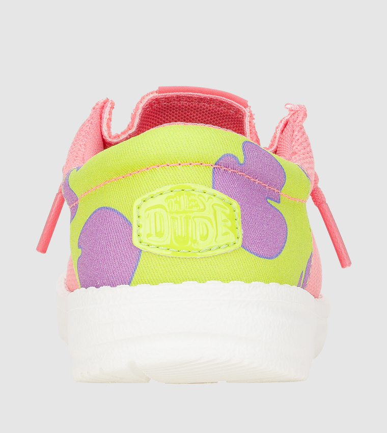 Wally Funk Y SpongeBob Patrick Printed Slip-On Shoes