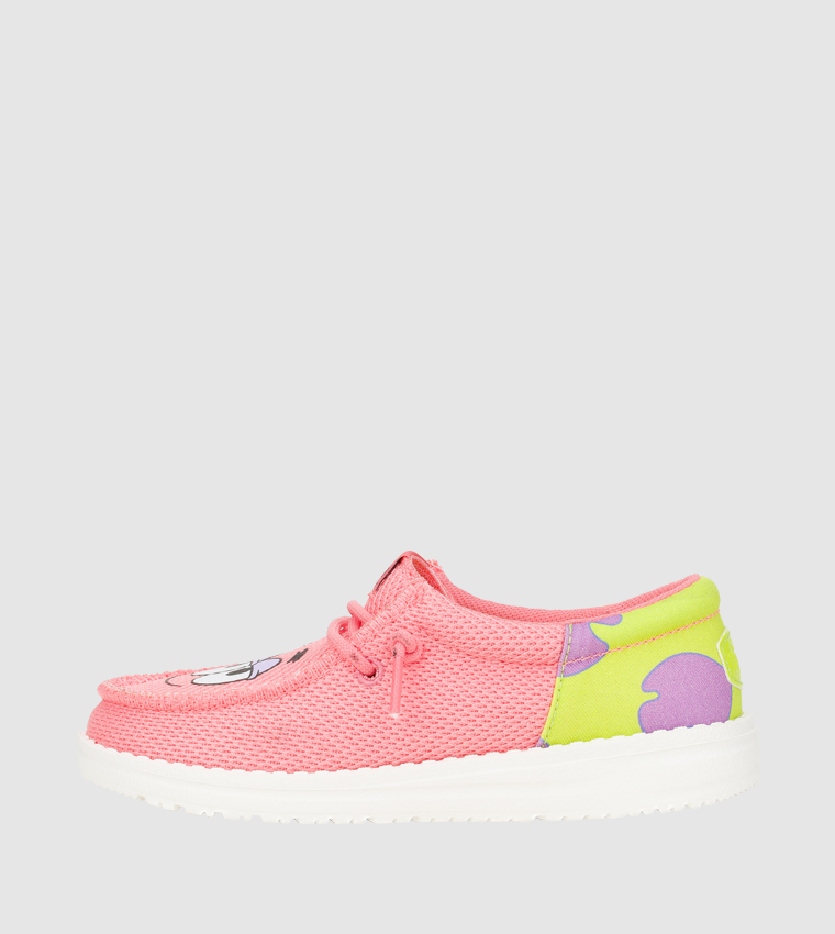 Wally Funk Y SpongeBob Patrick Printed Slip-On Shoes