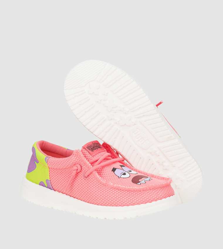 Wally Funk Y SpongeBob Patrick Printed Slip-On Shoes