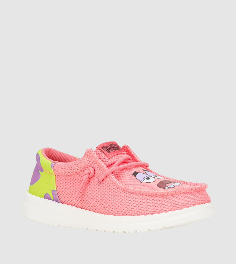 Wally Funk Y SpongeBob Patrick Printed Slip-On Shoes