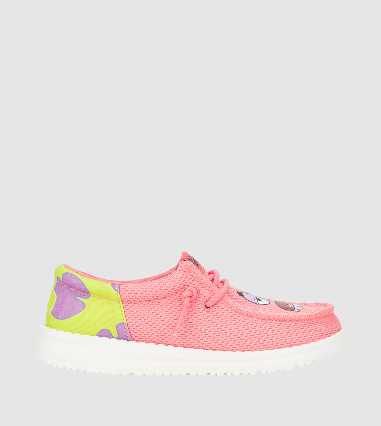 Wally Funk Y SpongeBob Patrick Printed Slip-On Shoes
