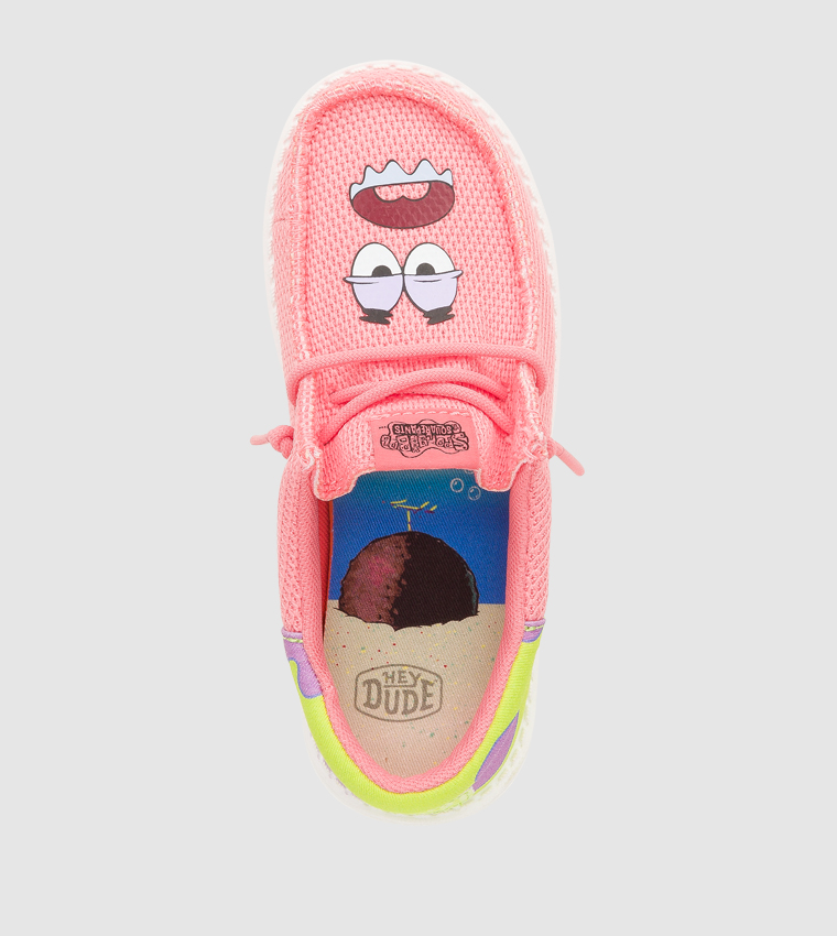 Wally Funk Y SpongeBob Patrick Printed Slip-On Shoes