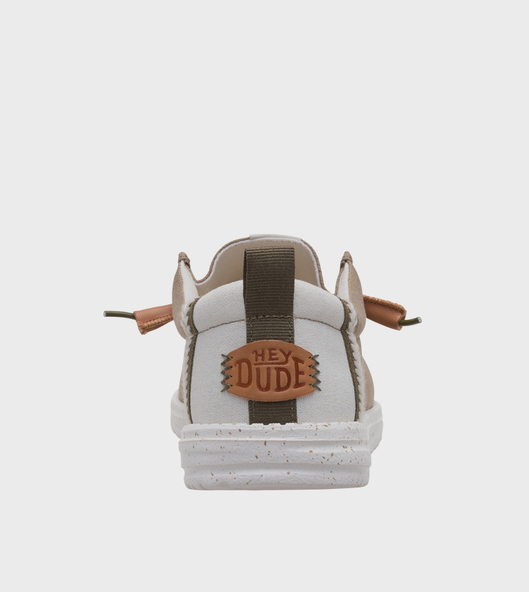 WALLY Craft Linen Slip-On Shoes