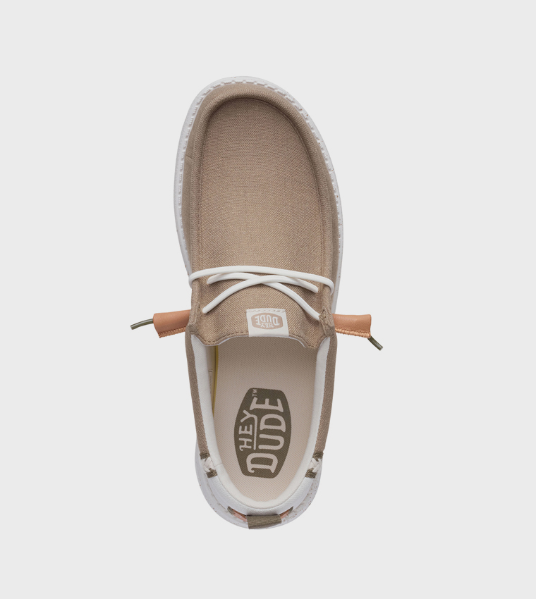 WALLY Craft Linen Slip-On Shoes