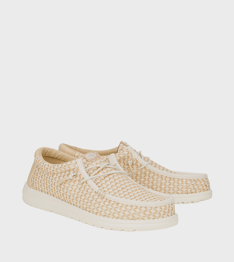 WALLY Woven Jute Slip-On Shoes