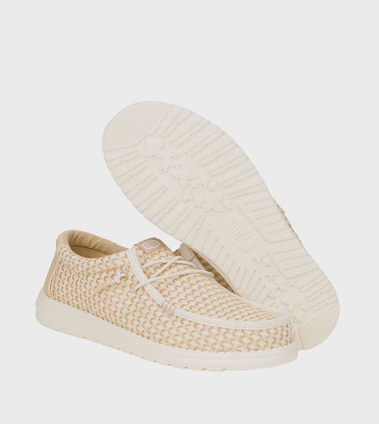 WALLY Woven Jute Slip-On Shoes