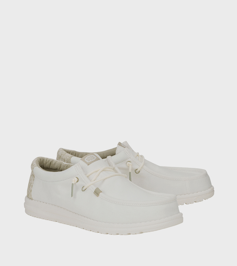WALLY Surf Print Detail Slip-On Shoes
