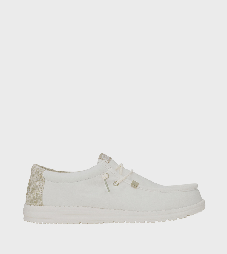 WALLY Surf Print Detail Slip-On Shoes
