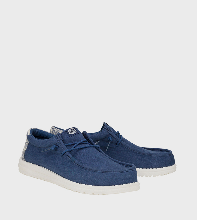 WALLY Surf Print Detail Slip-On Shoes