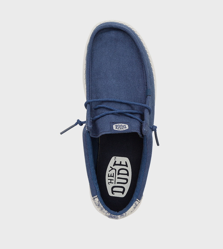WALLY Surf Print Detail Slip-On Shoes