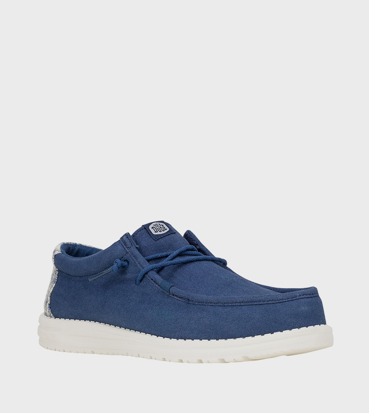 WALLY Surf Print Detail Slip-On Shoes