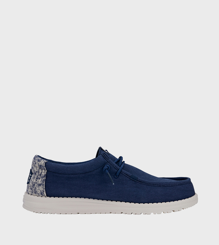 WALLY Surf Print Detail Slip-On Shoes