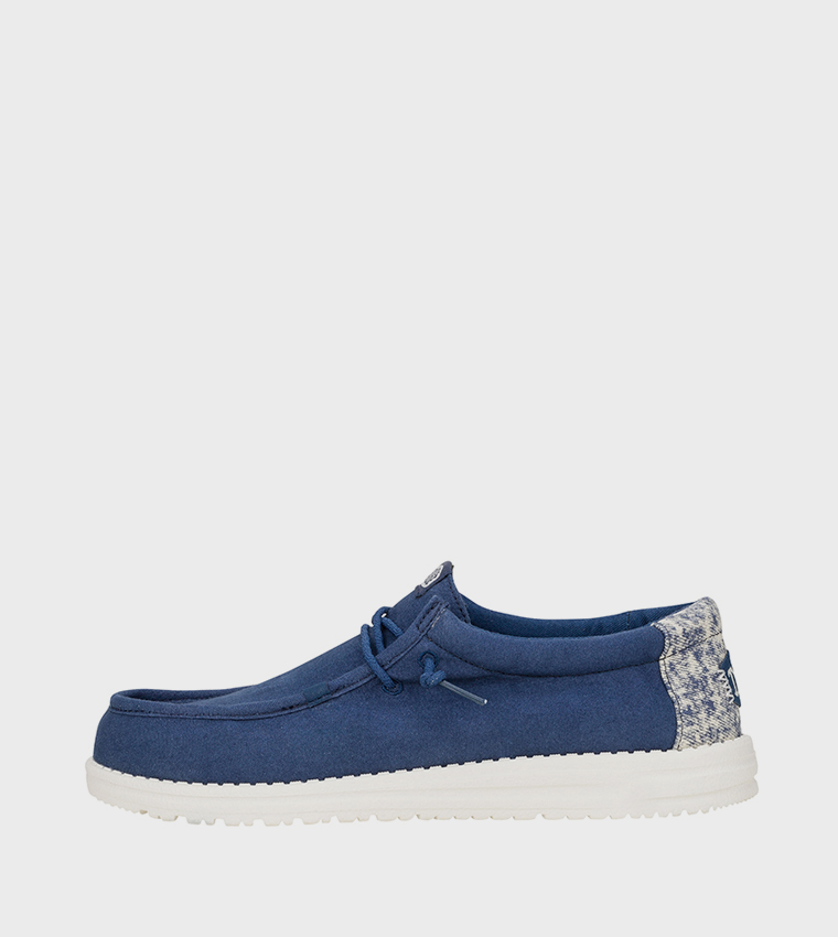 WALLY Surf Print Detail Slip-On Shoes